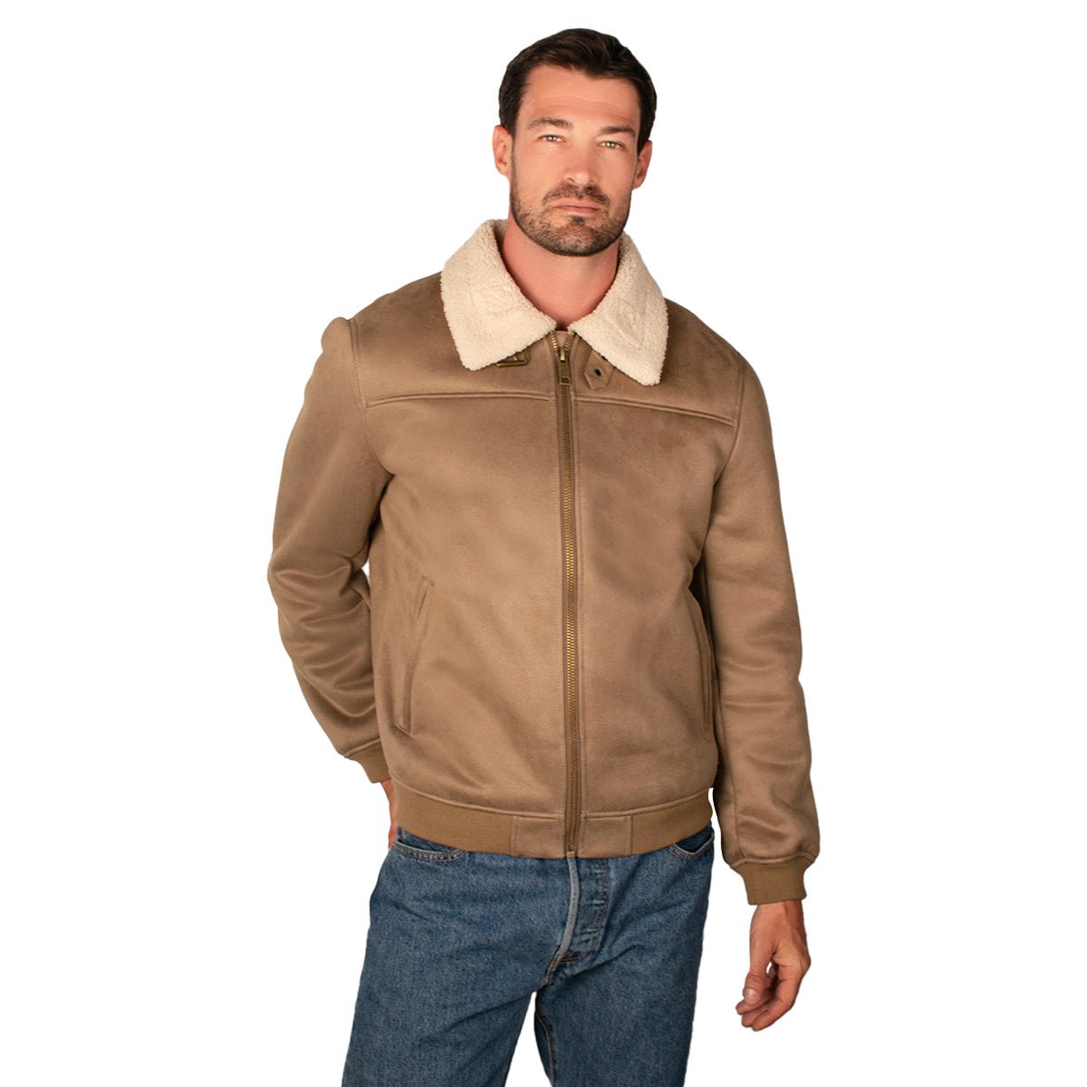 Chamarra Para Hombre De Gamuza Con Forro Fur - The Original Greenlander