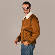 Chamarra Para Hombre De Gamuza Con Forro Sherpa - The Original Greenlander