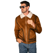 Chamarra Para Hombre De Gamuza Con Forro Sherpa - The Original Greenlander