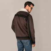 Chamarra Para Hombre De Gamuza Con Forro Sherpa - The Original Greenlander