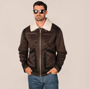 Chamarra Para Hombre De Gamuza Con Forro Sherpa - The Original Greenlander