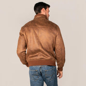 Chamarra Para Hombre De Gamuza Cuello Largo - Greenlander