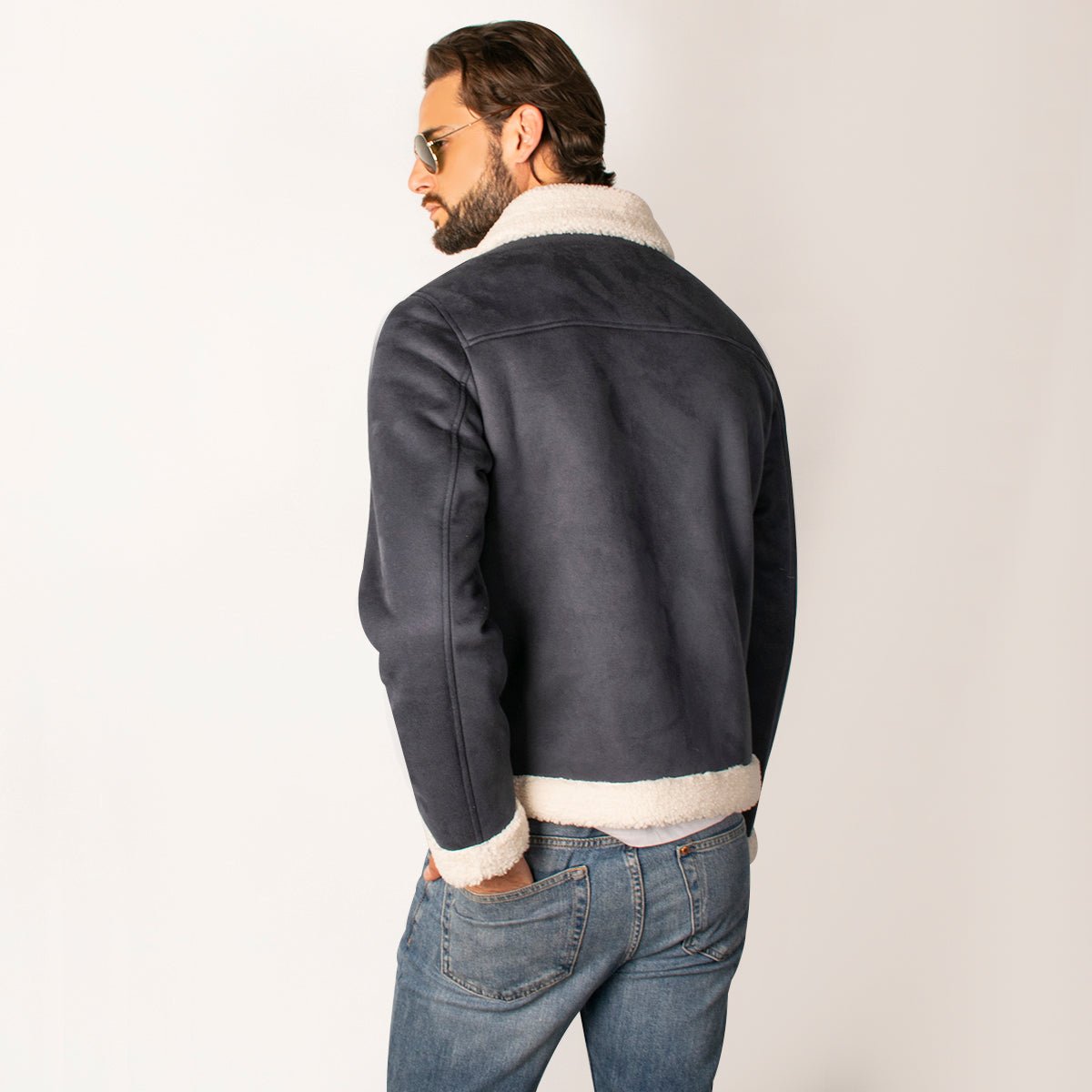 Chamarra Para Hombre De Gamuza Forro Sherpa - The Original Greenlander