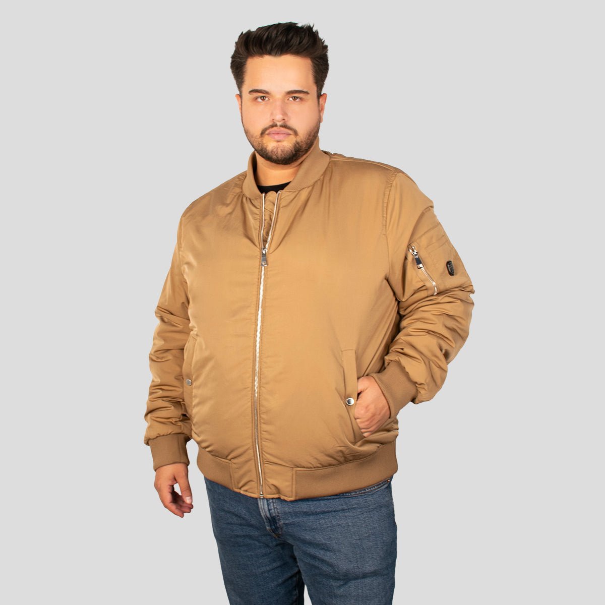 Chamarra Para Hombre Estilo Bomber Tallas extra - The Original Greenlander