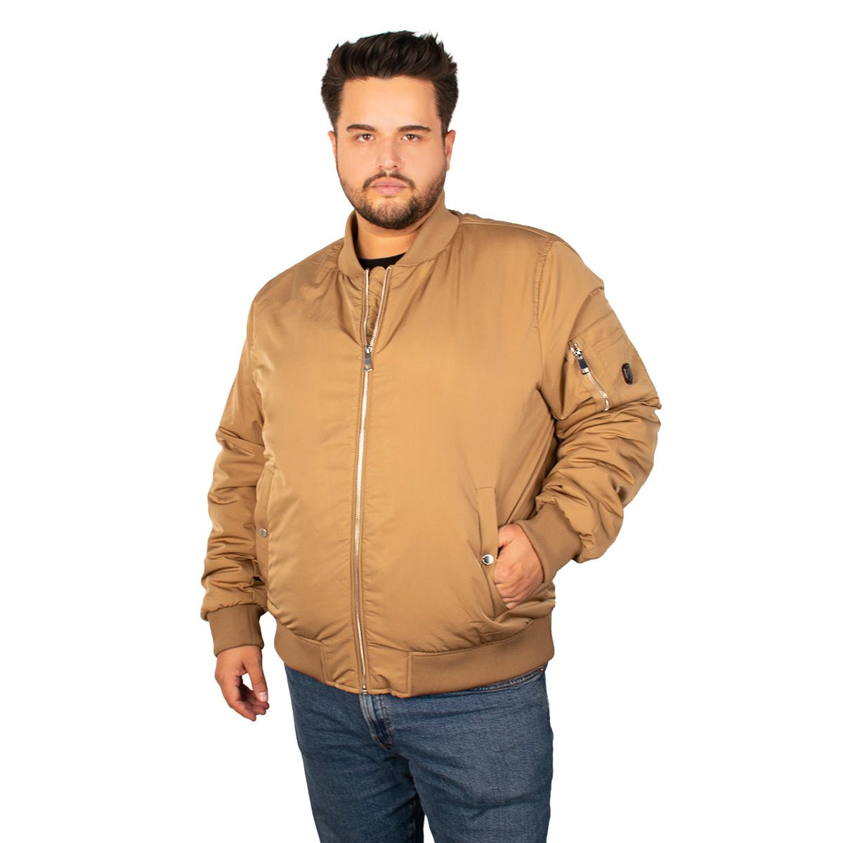 Chamarra Para Hombre Estilo Bomber Tallas extra - The Original Greenlander