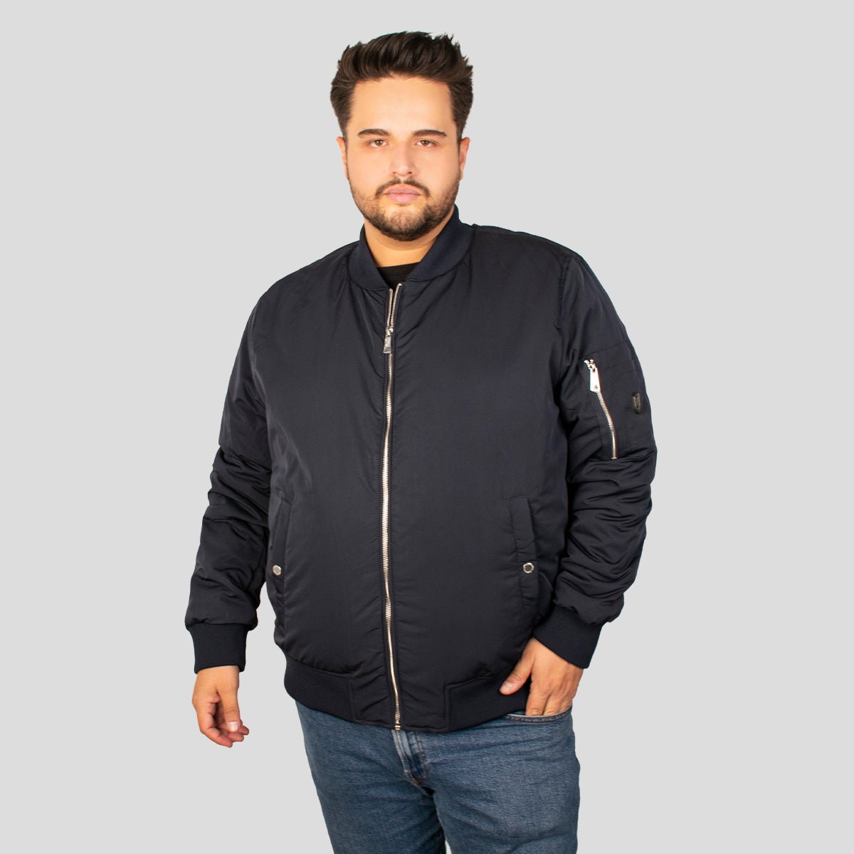 Chamarra Para Hombre Estilo Bomber Tallas extra - The Original Greenlander