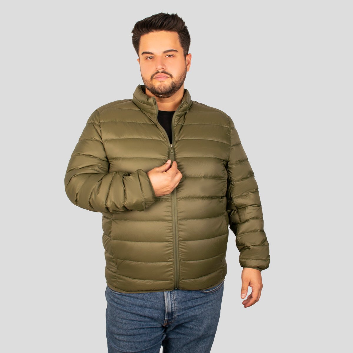 Chamarra Para Hombre Packable Con Gorro PLus Size - The Original Greenlander