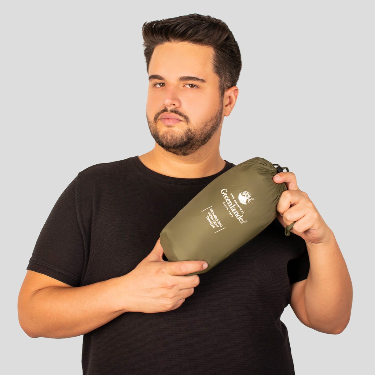 Chamarra Para Hombre Packable Con Gorro PLus Size - The Original Greenlander
