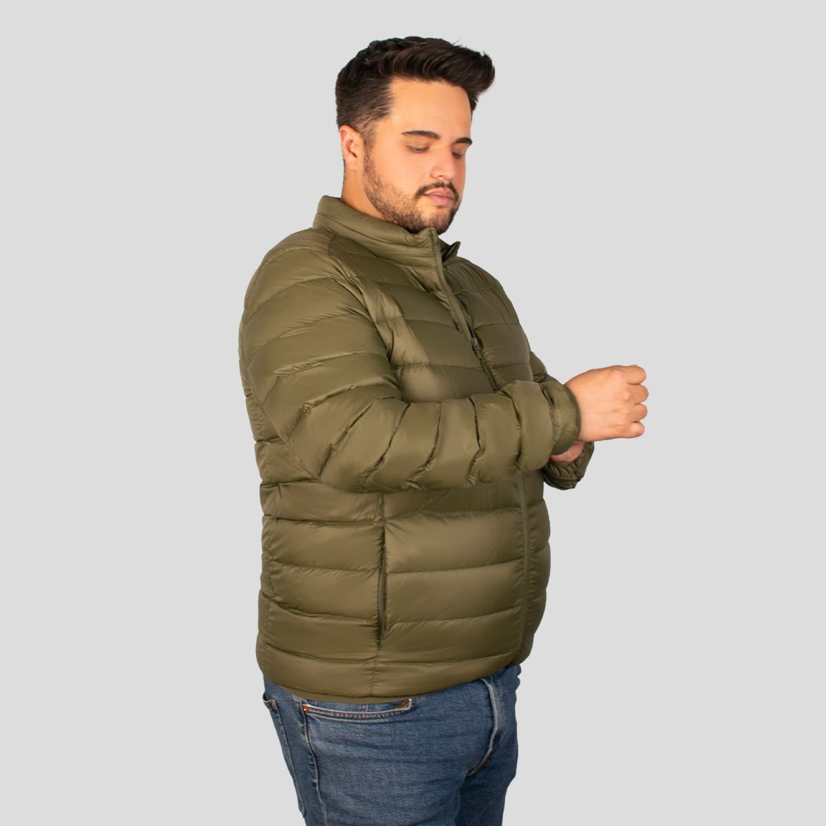 Chamarra Para Hombre Packable Con Gorro PLus Size - The Original Greenlander