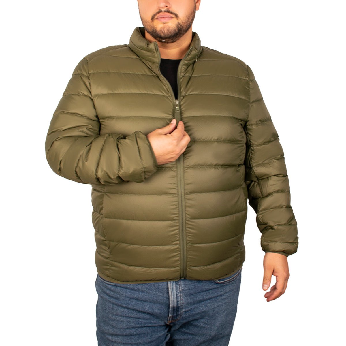 Chamarra Para Hombre Packable Con Gorro PLus Size - The Original Greenlander