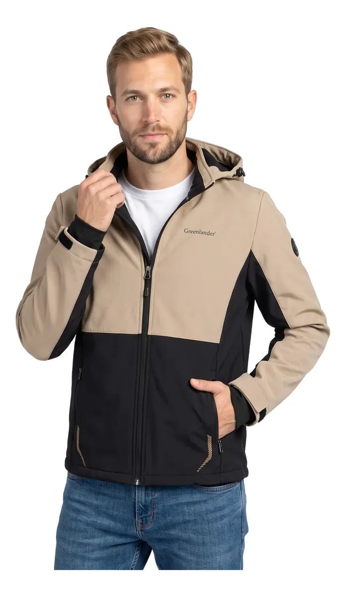 Chamarra Para Hombre Softshell Stretch Con Gorro | Greenlander - Greenlander