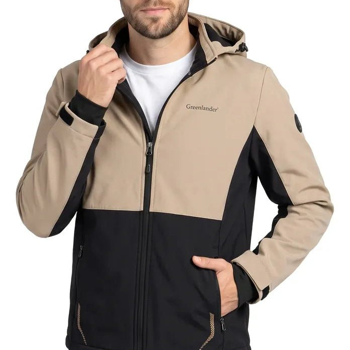 Chamarra Para Hombre Softshell Stretch Con Gorro | Greenlander - Greenlander