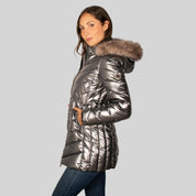 Chamarra Para Mujer Acolchonada y Gorro Desmontable - Greenlander