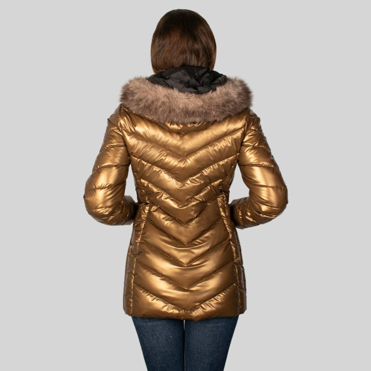 Chamarra Para Mujer Acolchonada y Gorro Desmontable - Greenlander
