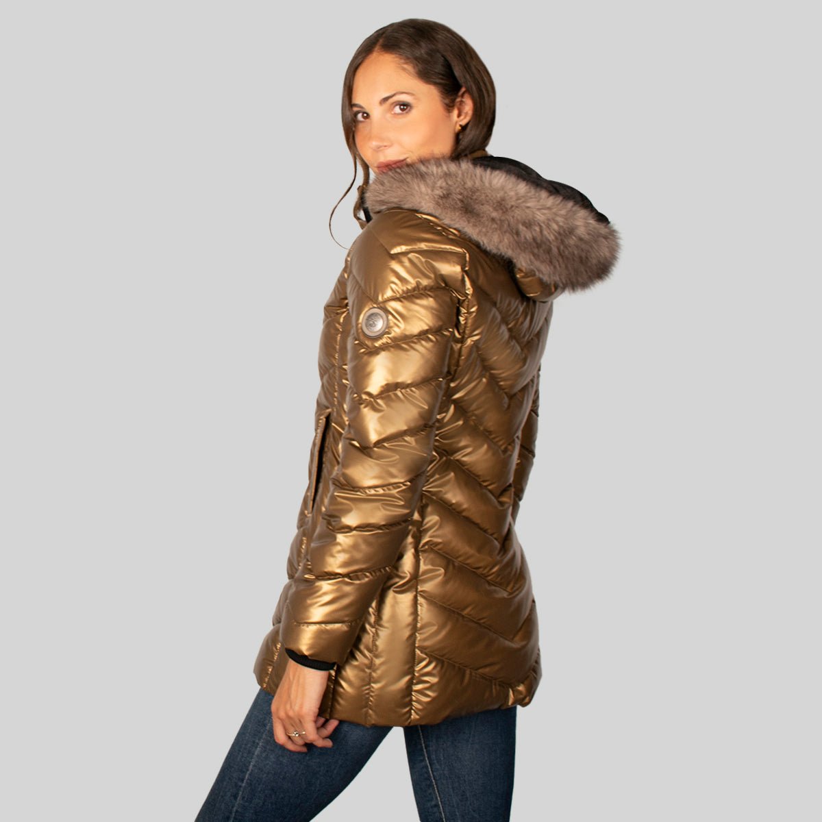 Chamarra Para Mujer Acolchonada y Gorro Desmontable - The Original Greenlander
