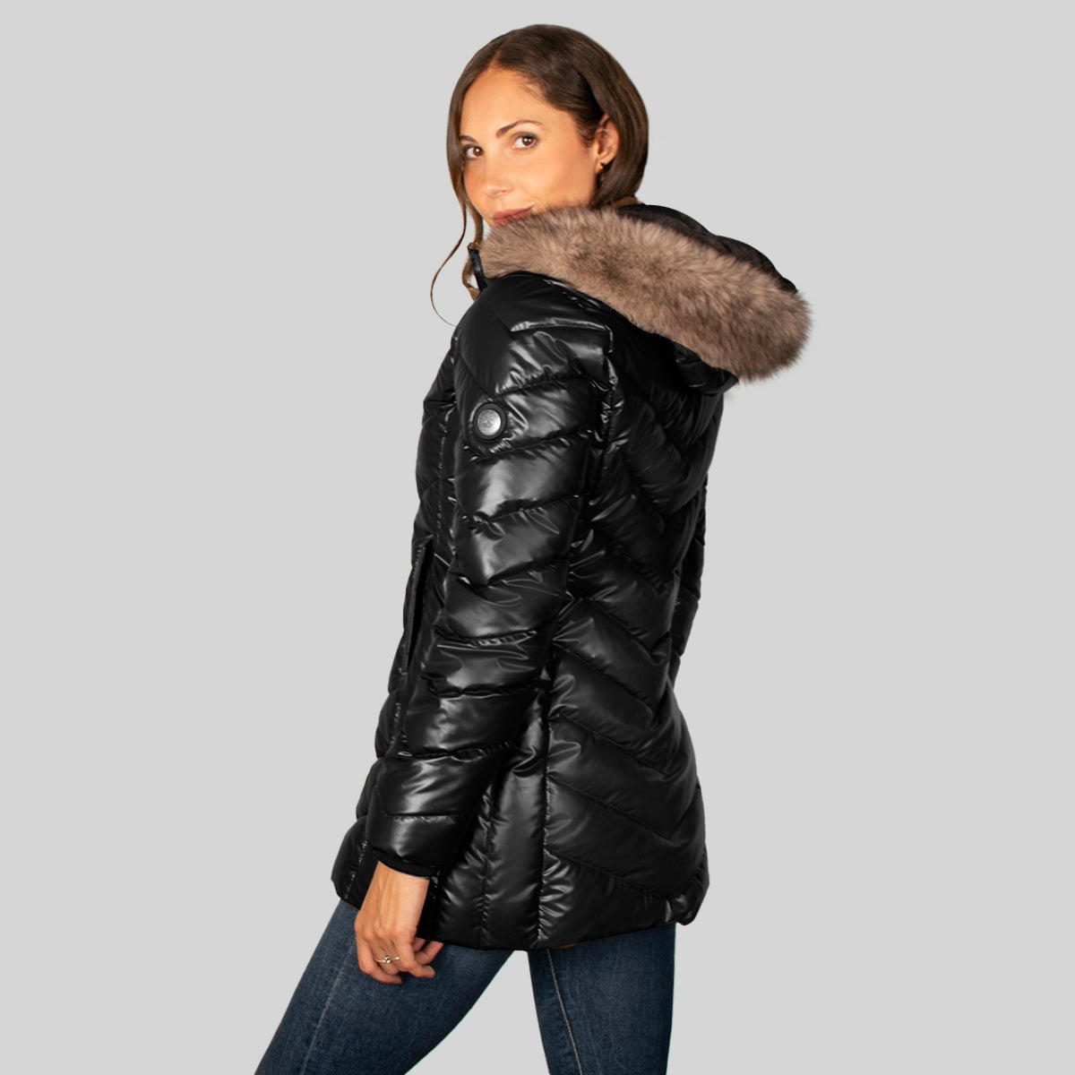 Chamarra Para Mujer Acolchonada y Gorro Desmontable - The Original Greenlander