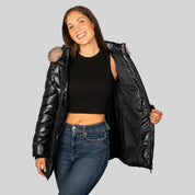 Chamarra Para Mujer Acolchonada y Gorro Desmontable - The Original Greenlander