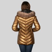 Chamarra Para Mujer Acolchonada y Gorro Desmontable - The Original Greenlander