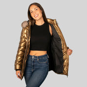 Chamarra Para Mujer Acolchonada y Gorro Desmontable - The Original Greenlander