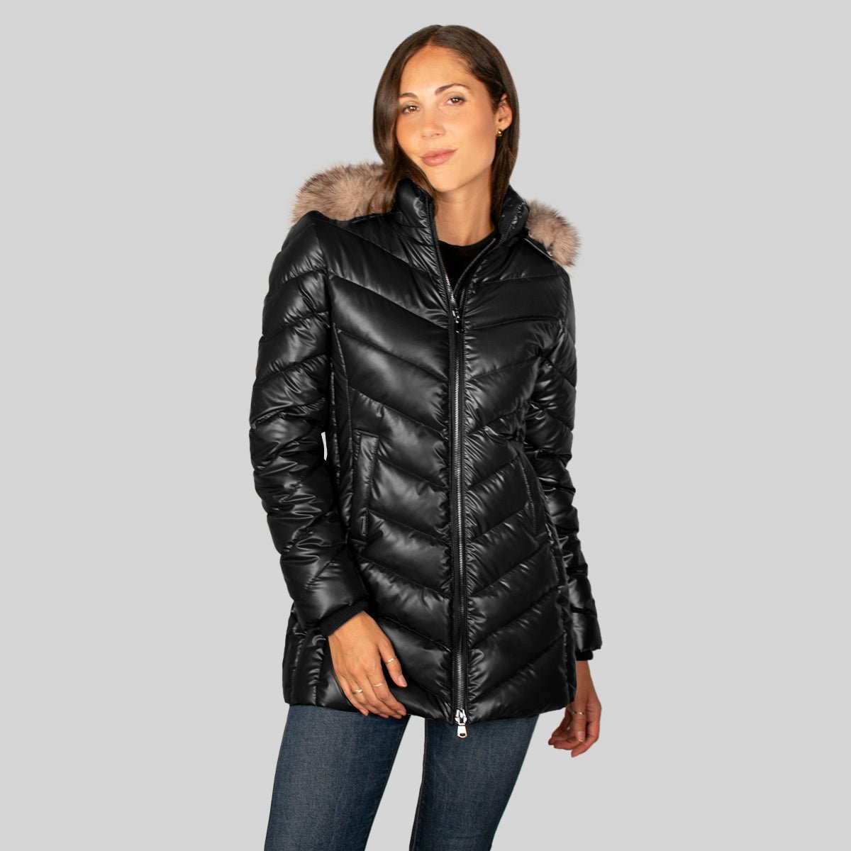 Chamarra Para Mujer Acolchonada y Gorro Desmontable - The Original Greenlander