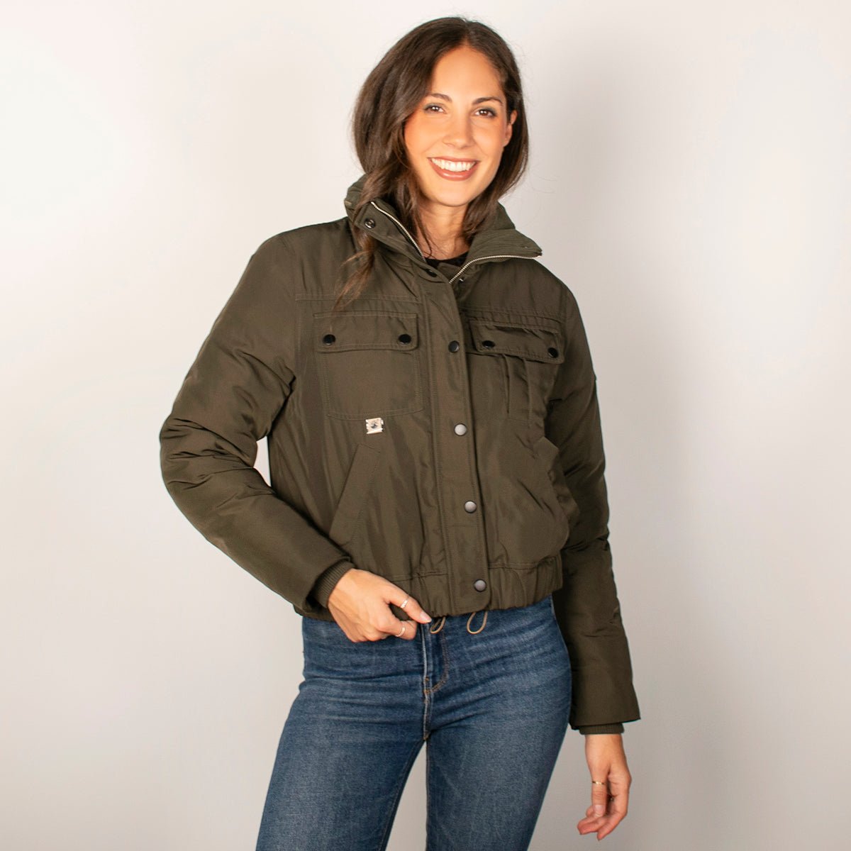 Chamarra Para Mujer Bomber Con Bolsillos - The Original Greenlander