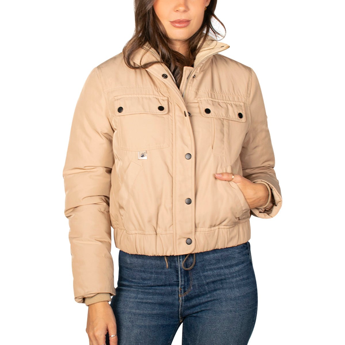 Chamarra Para Mujer Bomber Con Bolsillos - The Original Greenlander