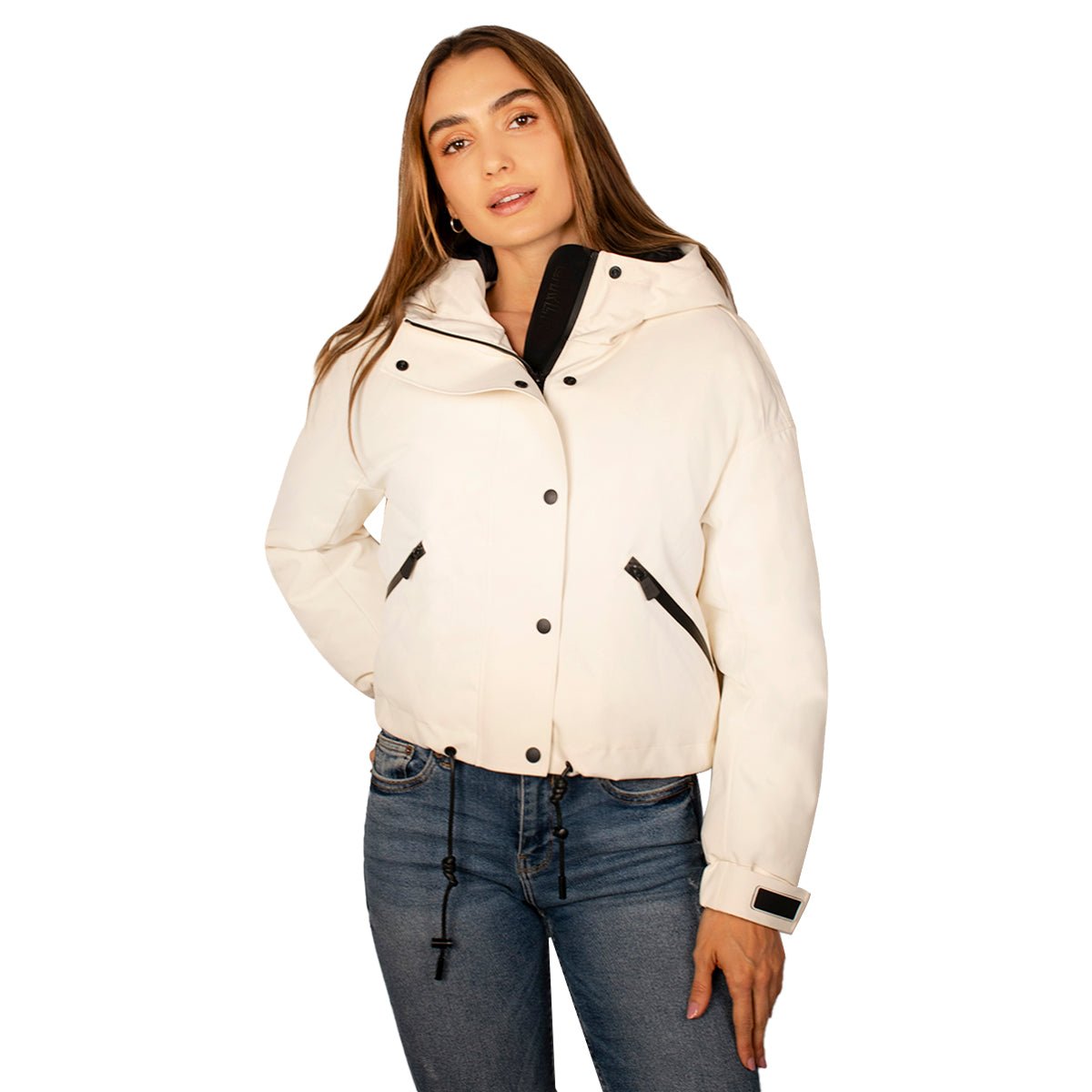 Chamarra Para Mujer Bomber Con Capucha Fija - The Original Greenlander
