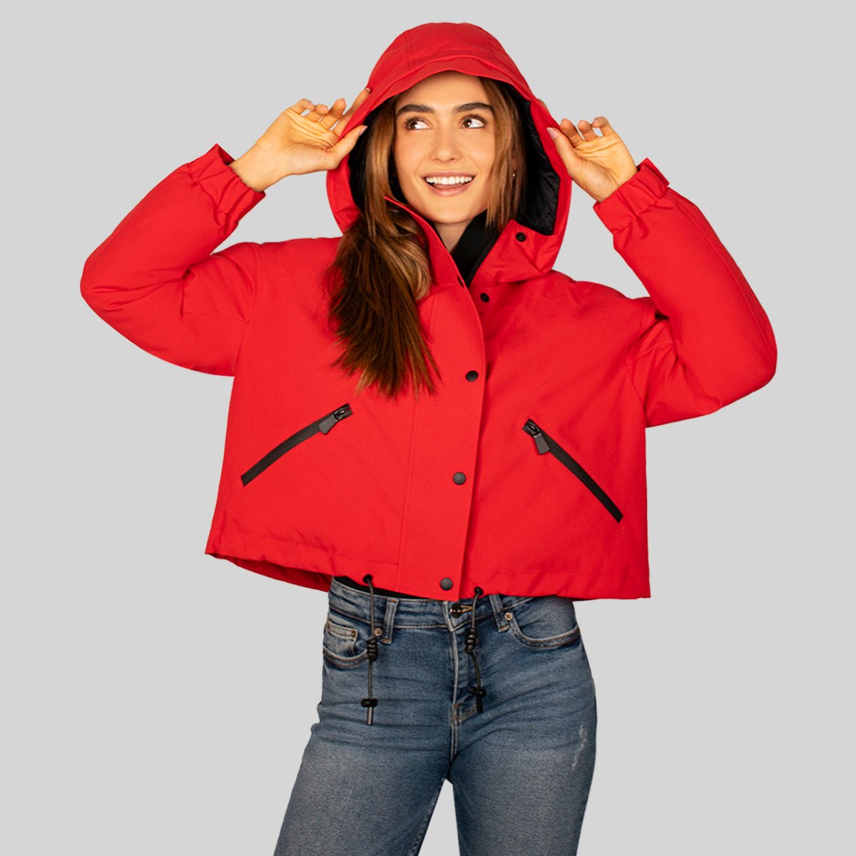Chamarra Para Mujer Bomber Con Capucha Fija - The Original Greenlander
