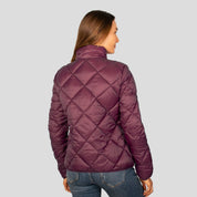 Chamarra Para Mujer Capitonada Con Diseño En Rombos - The Original Greenlander