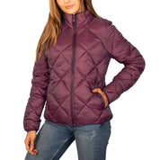 Chamarra Para Mujer Capitonada Con Diseño En Rombos - The Original Greenlander