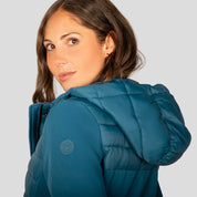 Chamarra Para Mujer Capitonada Con Gorra - The Original Greenlander