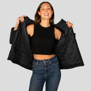 Chamarra Para Mujer Capitonada Con Gorra - The Original Greenlander
