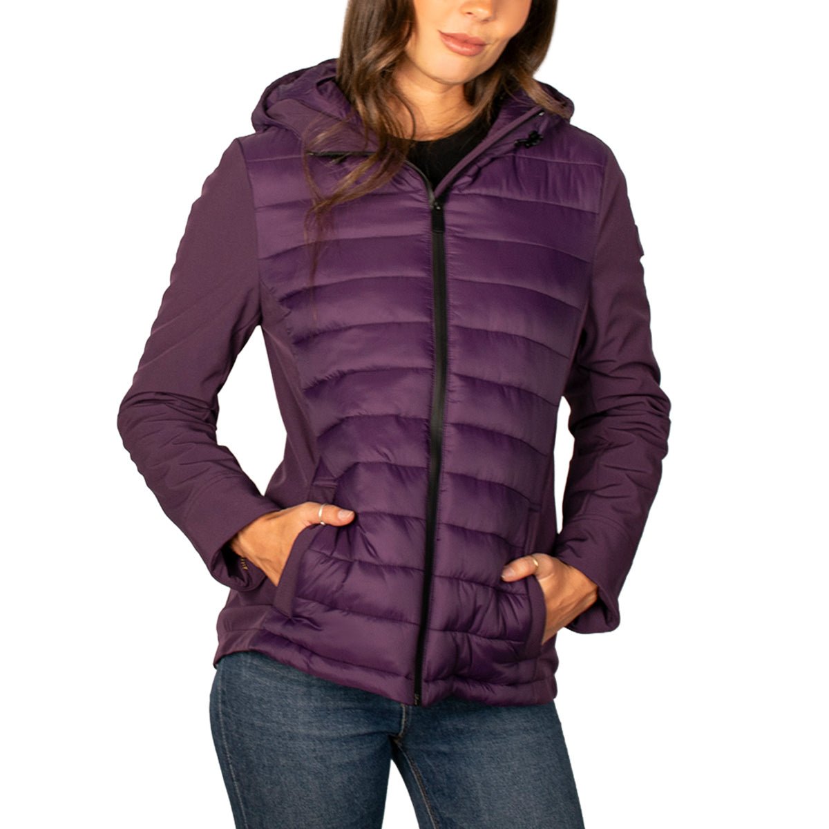 Chamarra Para Mujer Capitonada Con Gorra - The Original Greenlander