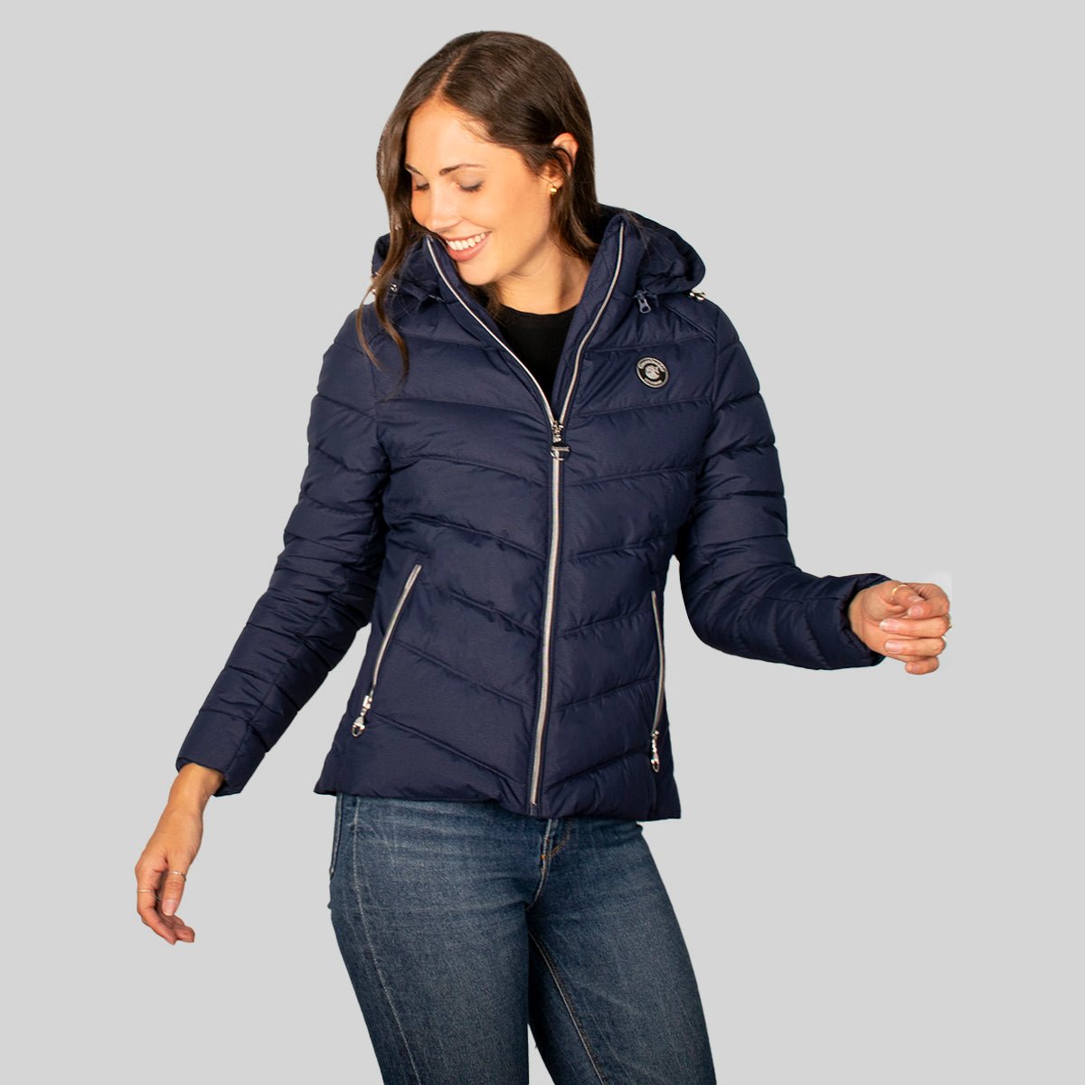 Chamarra Para Mujer Capitonada Con Gorro Desmontable - The Original Greenlander