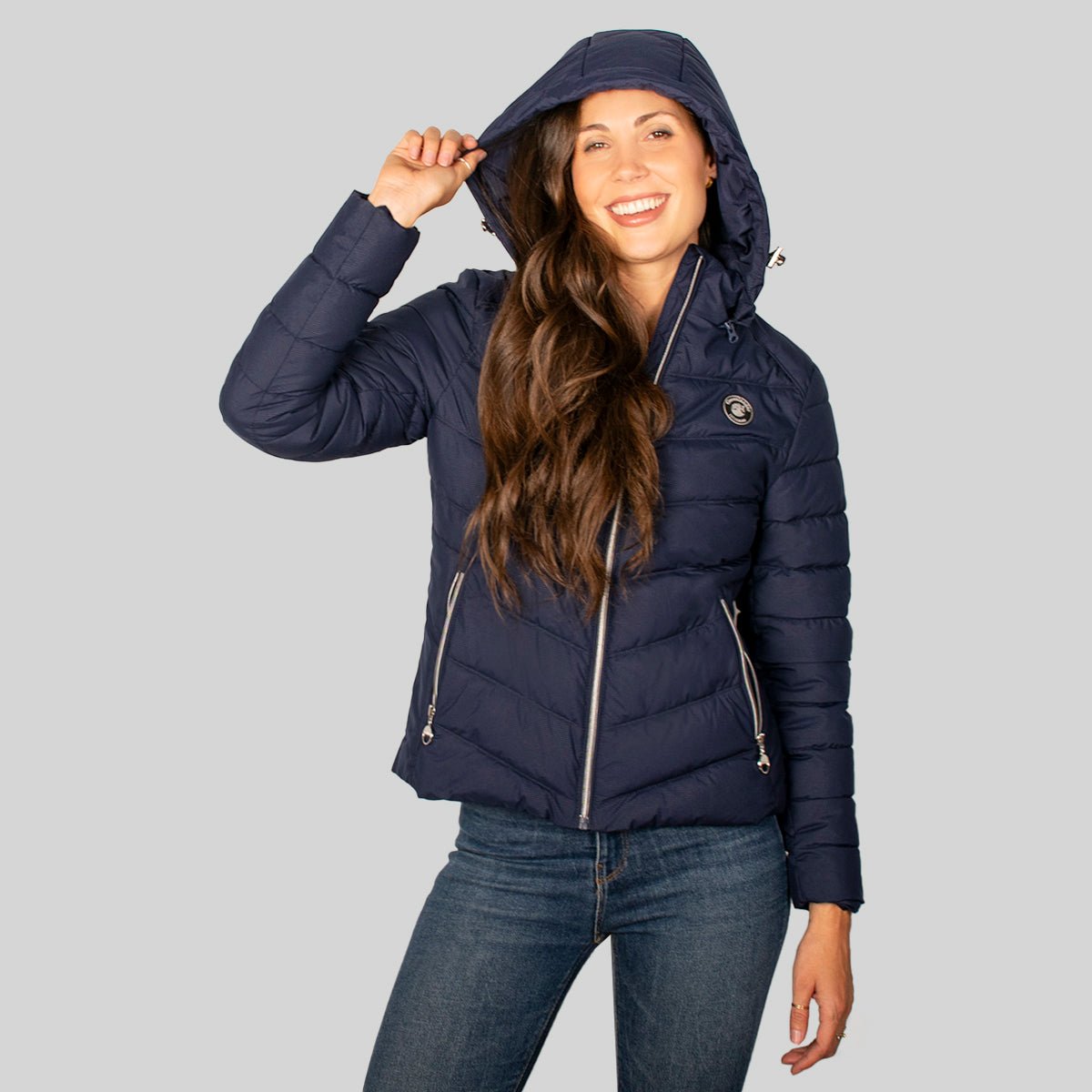 Chamarra Para Mujer Capitonada Con Gorro Desmontable - The Original Greenlander