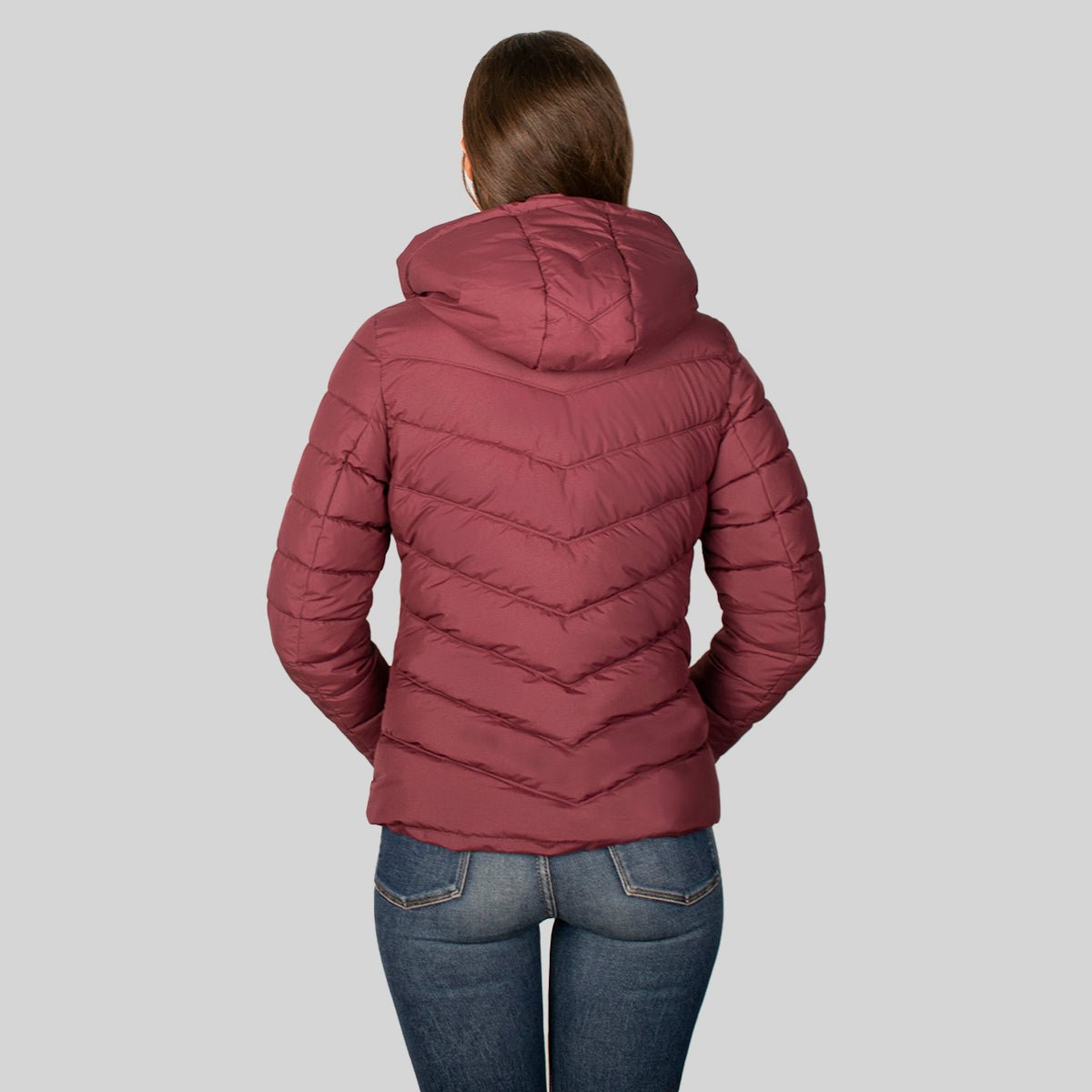 Chamarra Para Mujer Capitonada Con Gorro Desmontable - The Original Greenlander