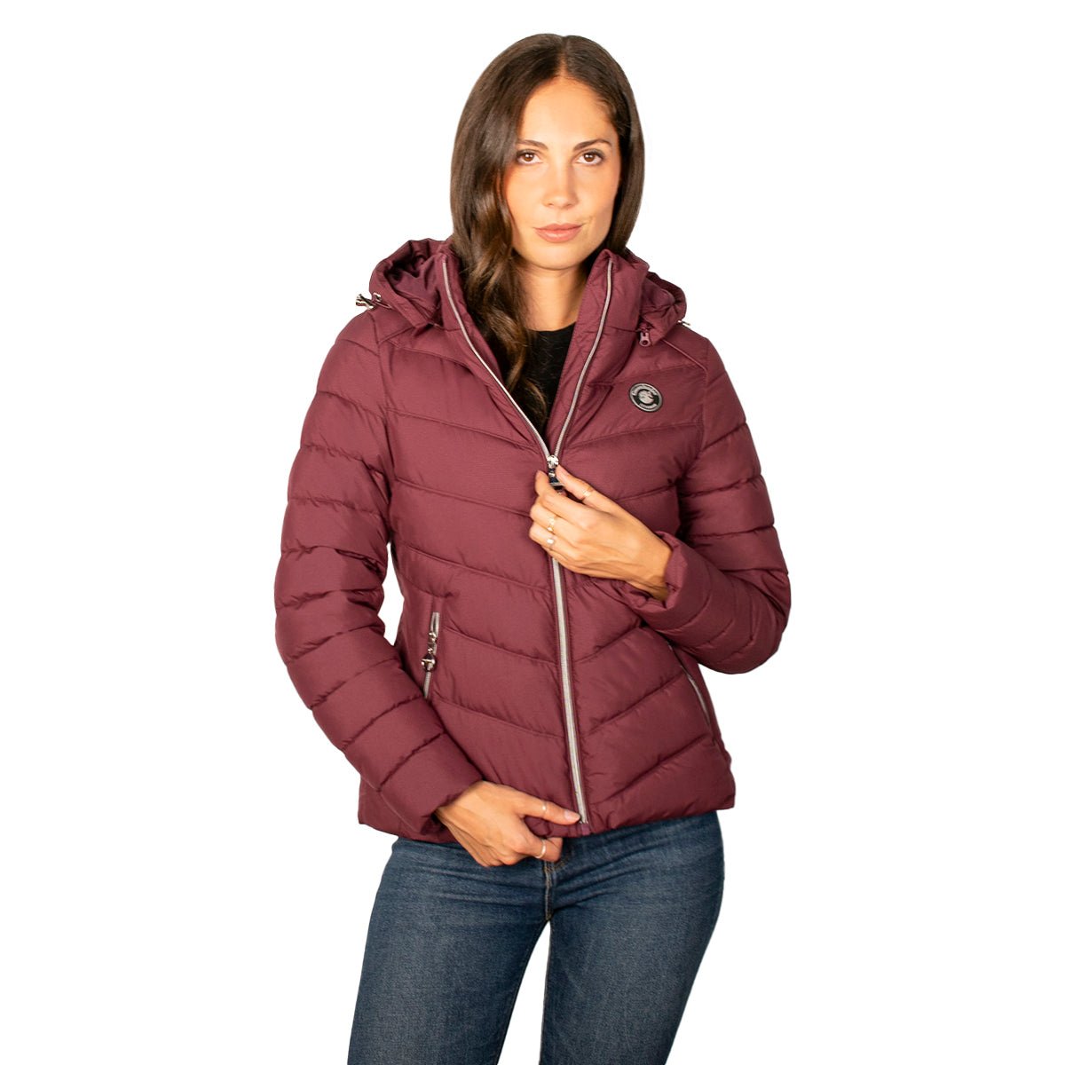 Chamarra Para Mujer Capitonada Con Gorro Desmontable - The Original Greenlander