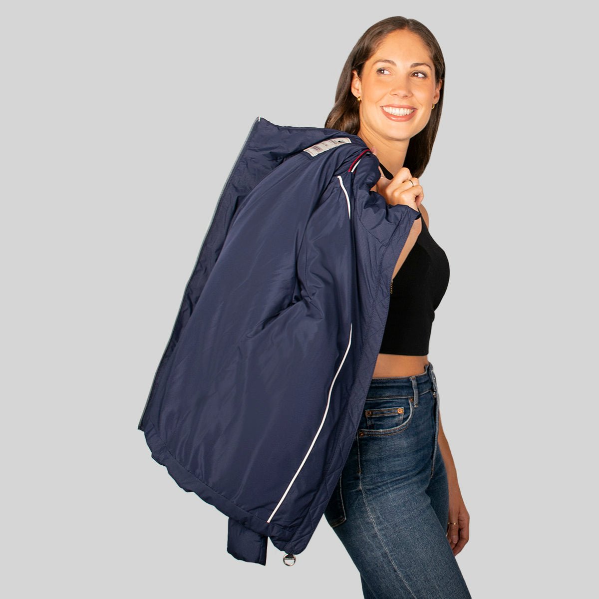 Chamarra Para Mujer Capitonada Con Gorro Desmontable - The Original Greenlander
