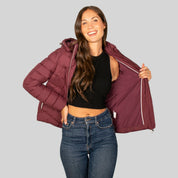 Chamarra Para Mujer Capitonada Con Gorro Desmontable - The Original Greenlander