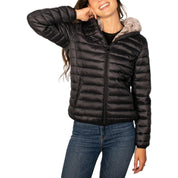 Chamarra Para Mujer Capitonada Con Gorro - Greenlander