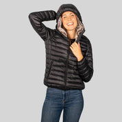 Chamarra Para Mujer Capitonada Con Gorro - Greenlander