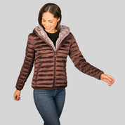 Chamarra Para Mujer Capitonada Con Gorro - Greenlander