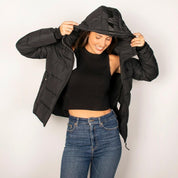 Chamarra Para Mujer Capitonada Con Gorro Greenlander - Greenlander