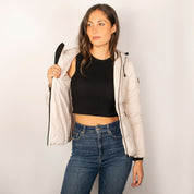 Chamarra Para Mujer Capitonada Con Gorro Greenlander - The Original Greenlander
