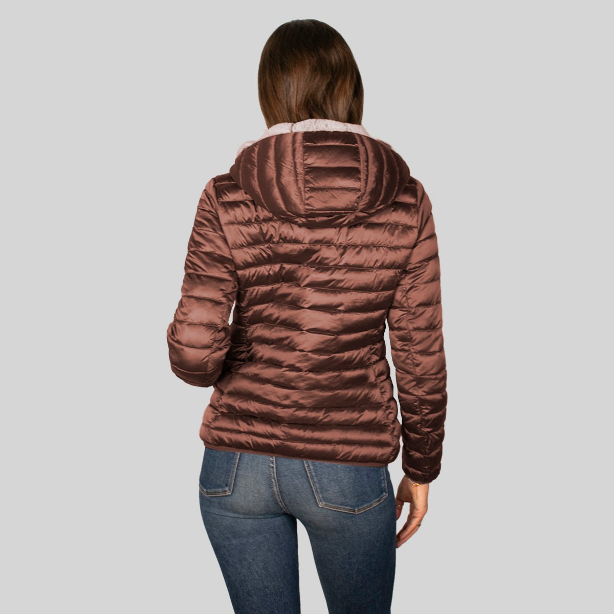 Chamarra Para Mujer Capitonada Con Gorro - The Original Greenlander