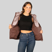 Chamarra Para Mujer Capitonada Con Gorro - The Original Greenlander