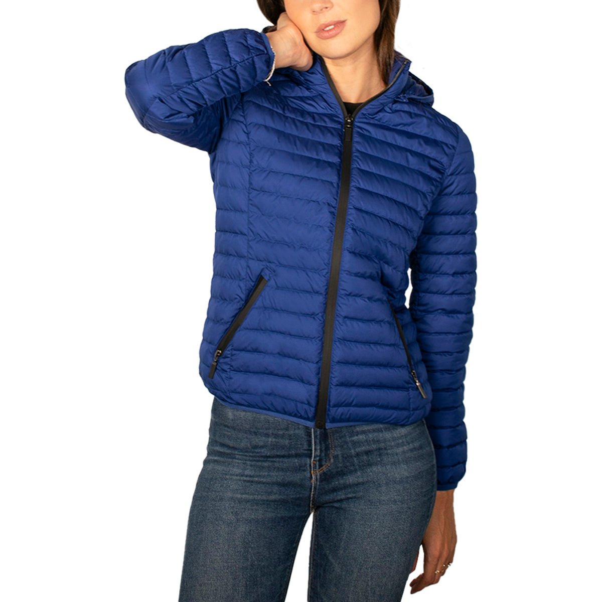 Chamarra Para Mujer Capitonada Con Gorro - The Original Greenlander