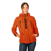 Chamarra Para Mujer Chubasquera Rompevientos Con Gorro Fijo y Cierres Waterproof - The Original Greenlander