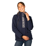 Chamarra Para Mujer Chubasquera Rompevientos Con Gorro Fijo y Cierres Waterproof - The Original Greenlander