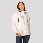Chamarra Para Mujer Chubasquera Rompevientos Con Gorro Fijo y Cierres Waterproof - The Original Greenlander
